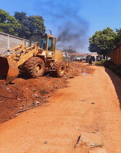 Aménagement la route de la Délégation Régionale des Affaires Sociales