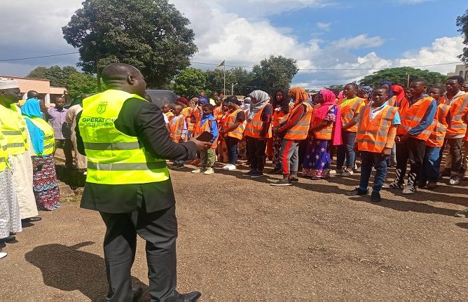 Cérémonie de lancement de stage de vacances des jeunes