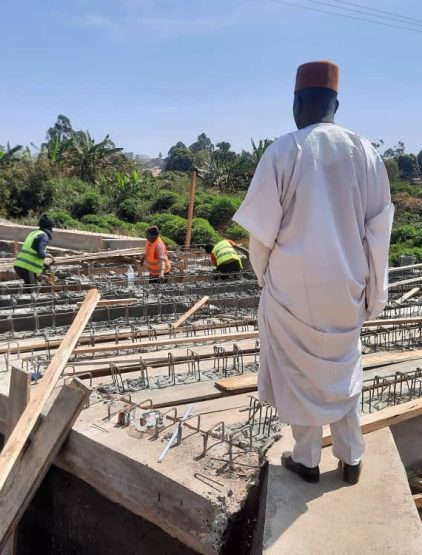 Evolution des travaux du pont qui relie mbideng à Aoudi 2