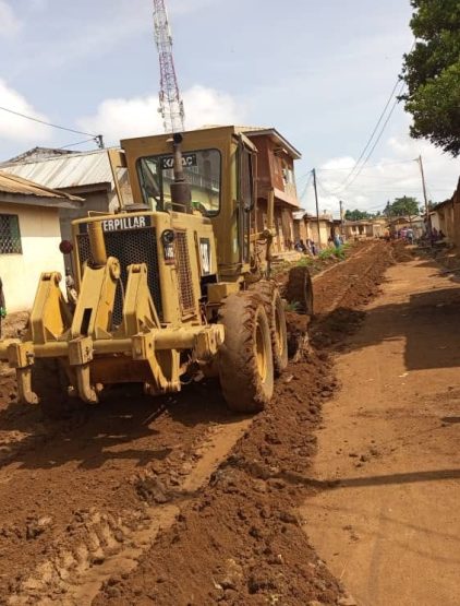 Les travaux de mise en forme de la voix dans le quartier Tapaté Djaouro Labarang! 0