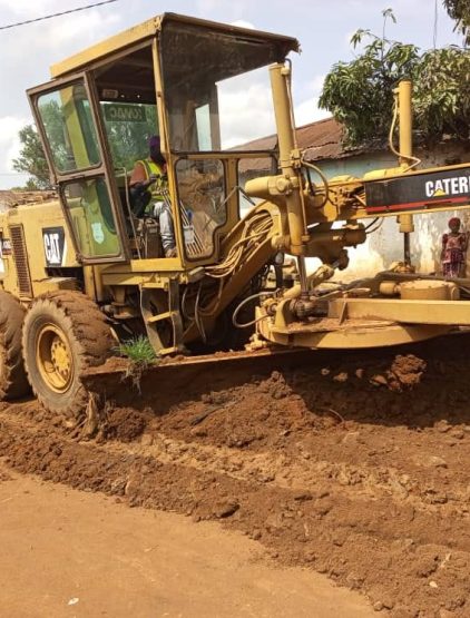 Les travaux de mise en forme de la voix dans le quartier Tapaté Djaouro Labarang!