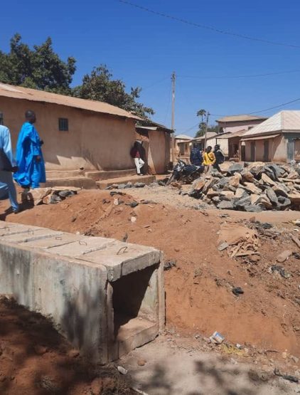 Quartier Haoussa, travaux des caniveaux 2