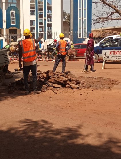 Reprise des Travaux de bouchage de Nid de poule dans les artères de la ville de Ngaoundéré
