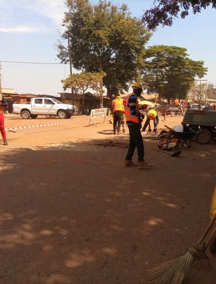Reprise des Travaux de bouchage de Nid de poule dans les artères de la ville de Ngaoundéré 5