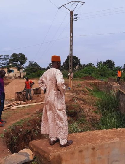 Reprise des travaux du pont qui relie Mbideng au quartier Belaka 0