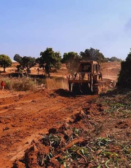 Travaux au niveau de komboual Salaatou qui sort jusqu&rsquo;à Yoko 6