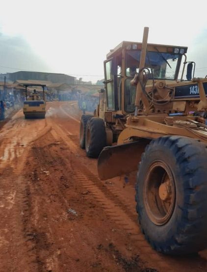 Travaux au niveau du marché Bantai qui sort jusqu&rsquo;au Nord cifan 3
