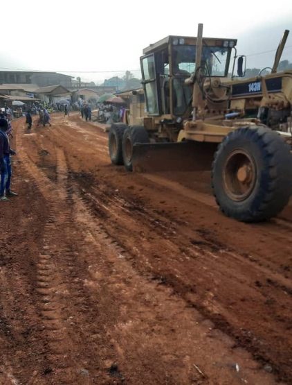 Travaux au niveau du marché Bantai qui sort jusqu&rsquo;au Nord cifan 4