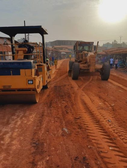 Travaux au niveau du marché Bantai qui sort jusqu&rsquo;au Nord cifan 5