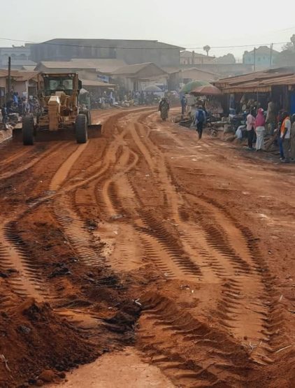 Travaux au niveau du marché Bantai qui sort jusqu&rsquo;au Nord cifan 7