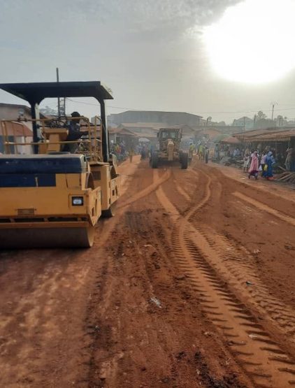 Travaux au niveau du marché Bantai qui sort jusqu&rsquo;au Nord cifan 8