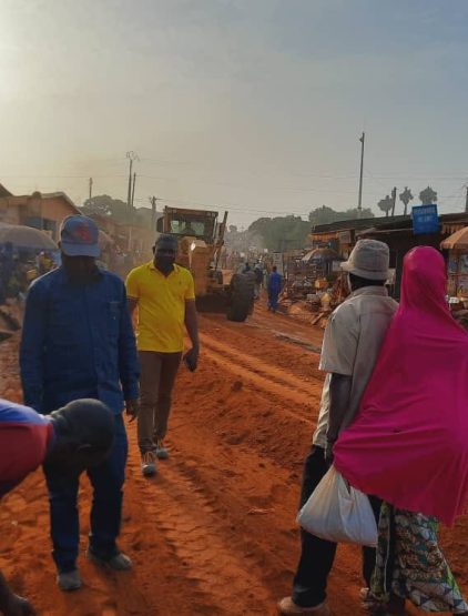 Travaux au niveau du marché Bantai qui sort jusqu&rsquo;au Nord cifan 9