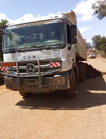 Travaux de remblaiement et de bouchage de nid 2