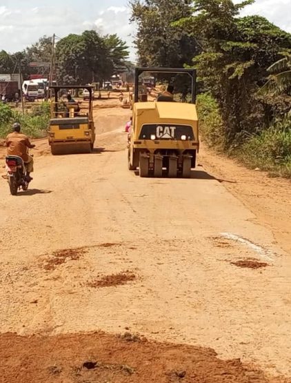 Travaux de remblaiement et de bouchage de nid 3