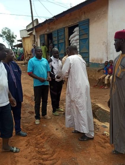 Travaux de remblayage du tronçon du quartier Belaka 4