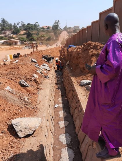 Travaux des caniveaux au niveau du lycée bilingue de Ngaoundéré 0