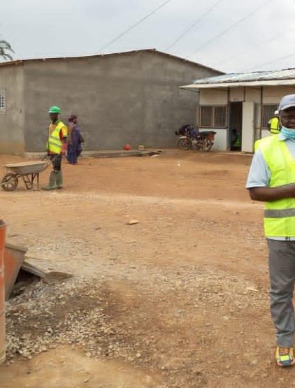 Visite du site des travaux de bitumage de la route de Gada Mabanga 06