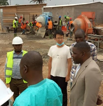 Visite du site des travaux de bitumage de la route de Gada Mabanga 08