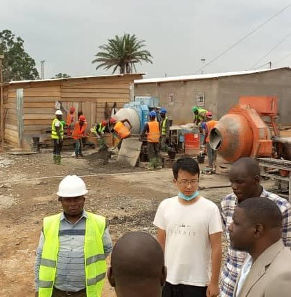Visite du site des travaux de bitumage de la route de Gada Mabanga 5