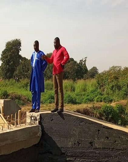 Evaluation des travaux du pont qui relie Mbideng à Aoudi