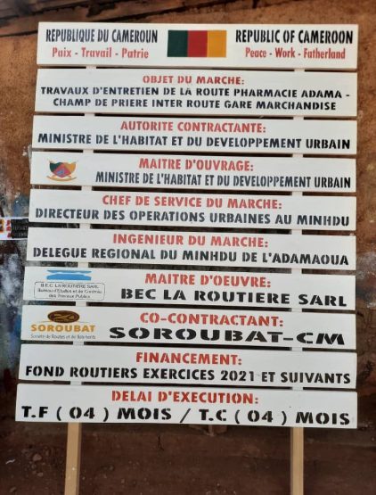 lancement des travaux du tronçon pharmacie Adama-champ de prière-gare marchandise