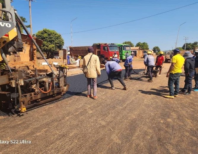 Travaux de construction d&rsquo;une voirie structurante dans la ville